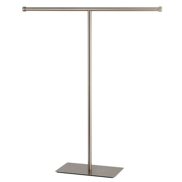 Claremont T-Shape Towel Rack, Brushed Nickel